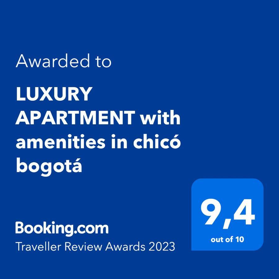 Luxury Apartment With Amenities In Chico Bogotá Dış mekan fotoğraf
